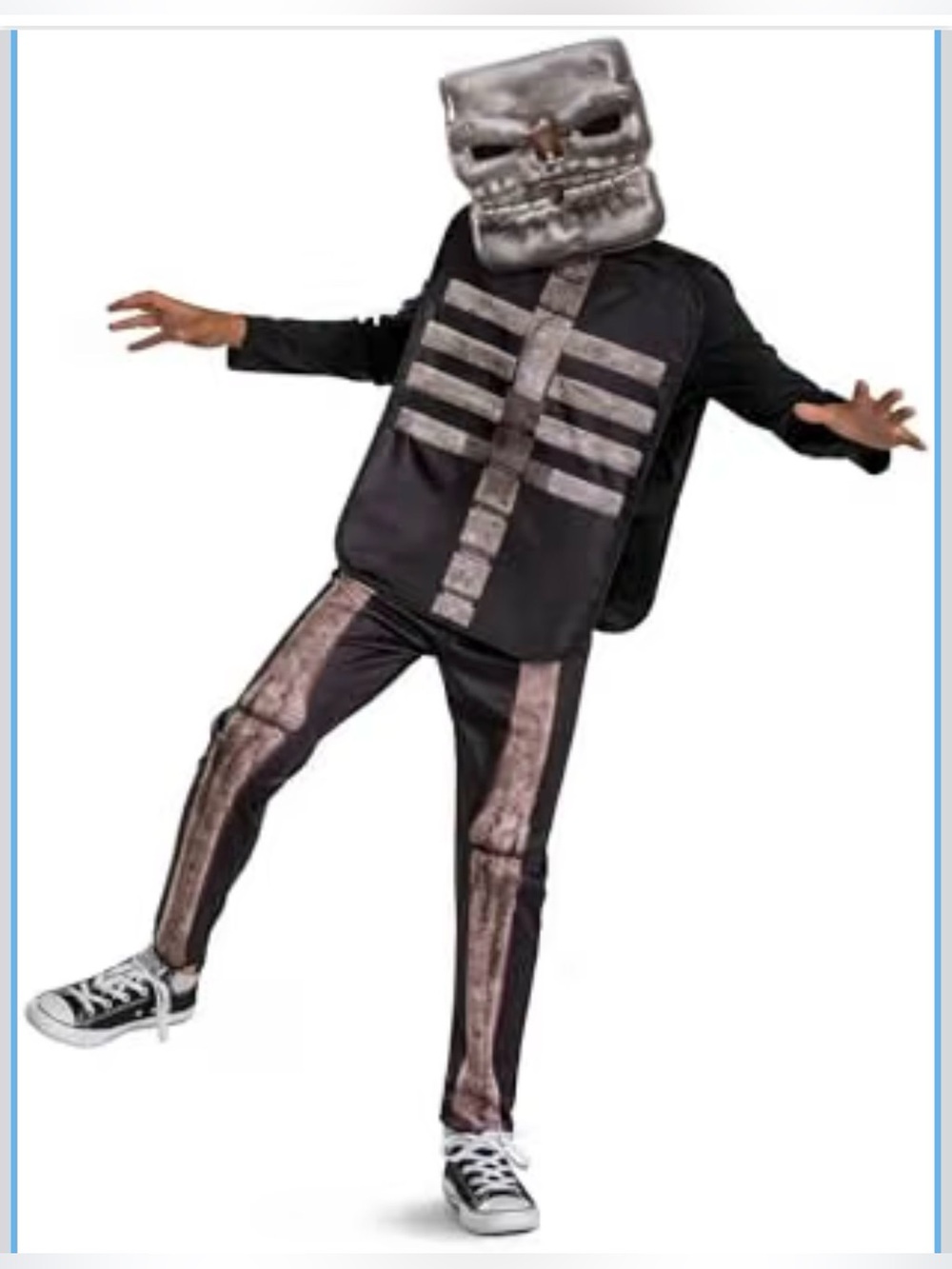 Disguise Minecraft Skeleton Pop Out 3p Costume BNWT Small ⭐️⭐️ Read⭐️⭐️